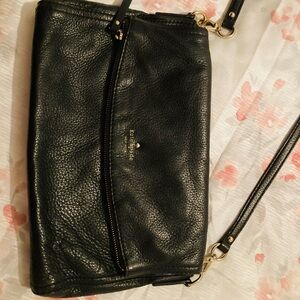 Kate Spade Black Leather Crossbody Bag